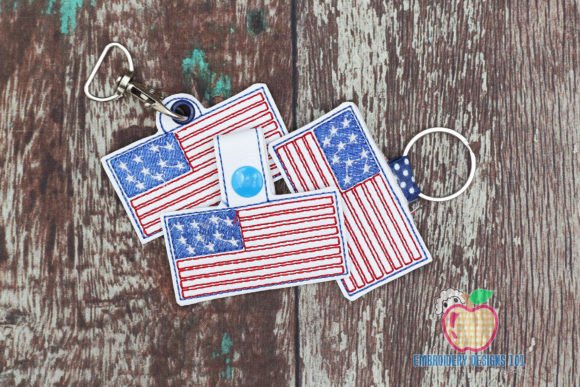 American Flag ITH Snaptab Keyfob Review
