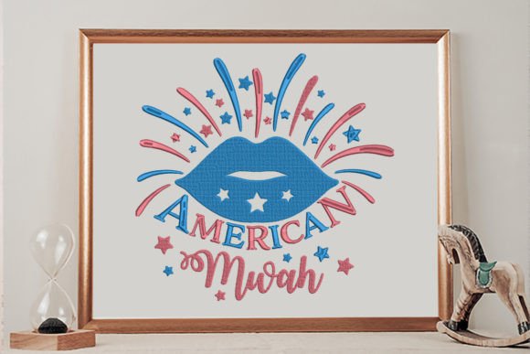 American Mwah, Lips, 4th of July Design Review