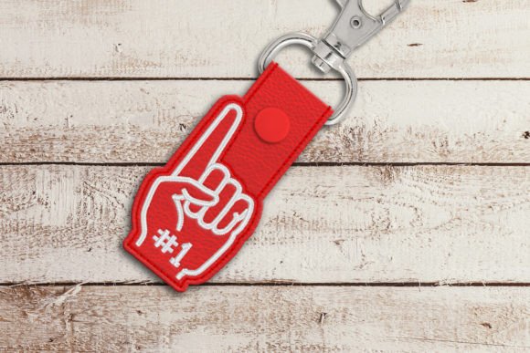 Foam Finger 1 ITH Key Fob Applique Review