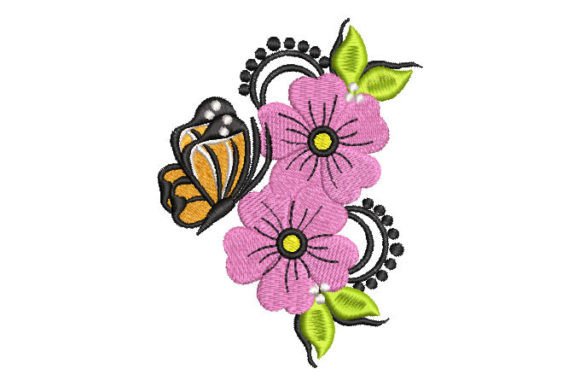 Pink Flowers with Butterfly: A Designer’s Review