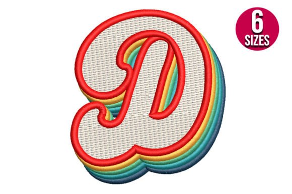 Retro Alphabet Letter D: A Holiday Design Review