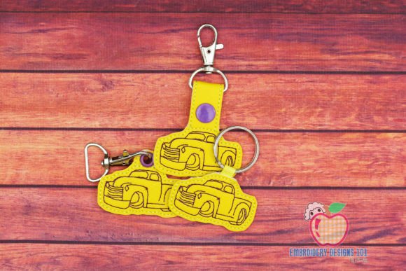 Review: Oldies Truck ITH Key Fob Pattern