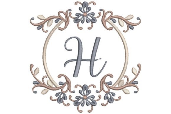 Review: Single Monogram in Frame Letter H for Craft Fairs