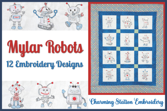 Reviewing Mylar Robots for Sparkling Embroidery Projects