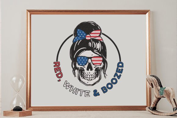 Reviewing Red White and Boozed Girl Skull