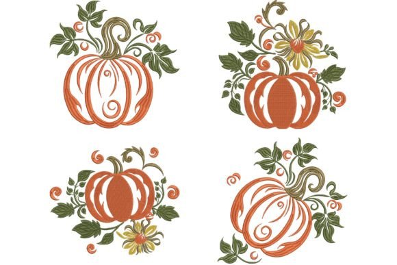 Reviewing Set 4 Fall Orange Pumpkin for Holiday Sales