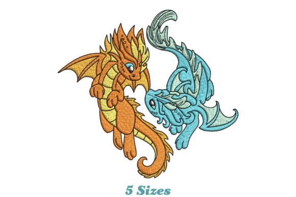Reviewing Water and Fire Dragons for Real Embroidery Projects