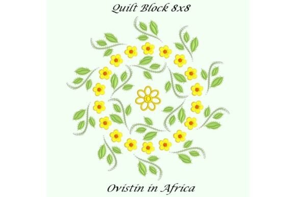 Twerls Set: Quilt Blocks & Floral Leaves